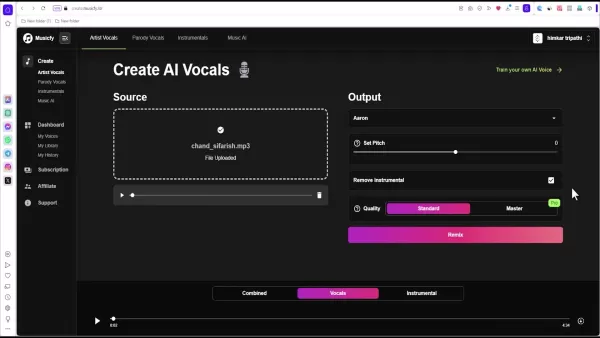 Musicfy AI: Transform Your Voice with AI Vocal Cloning