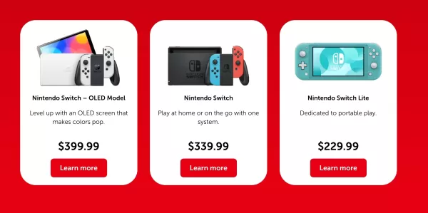 Nintendo aumenta el precio de la consola Switch original a 339 dólares.