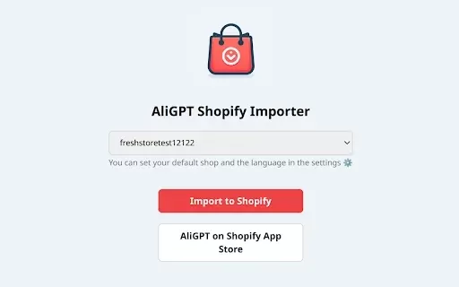 AliGPT Shopify Importer