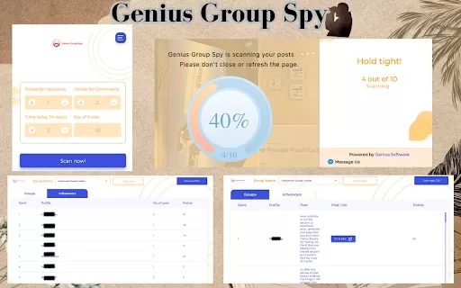 Genius Group Spy - Chrome Extension