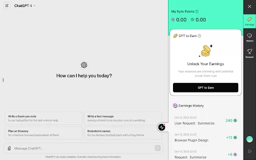MetaMask + Chat-GPT Dataset Reward System - Chrome Extension