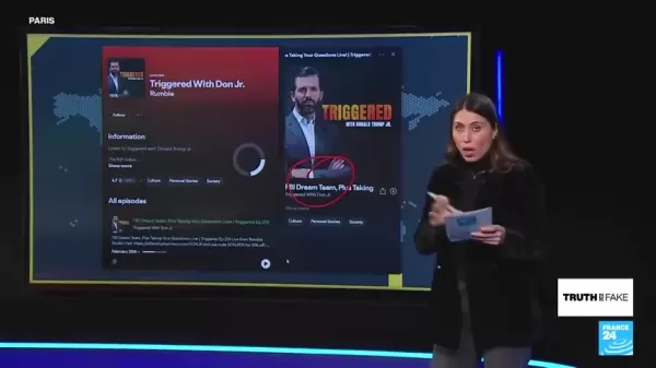 ロシアのニュースウェブサイトとディープファーク増幅