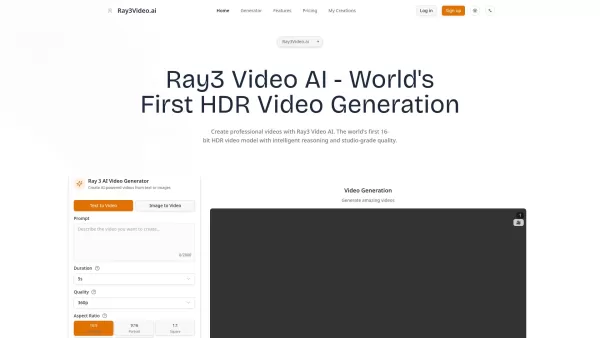 Ray3 Video AI