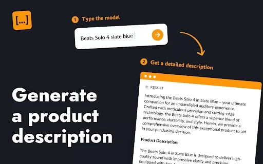 AI Description Generator - Chrome Extension