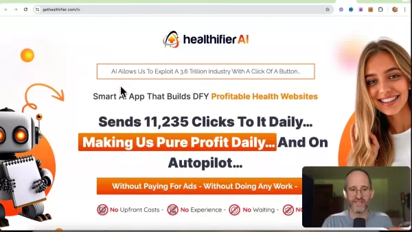Healthifier AI 판매 페이지