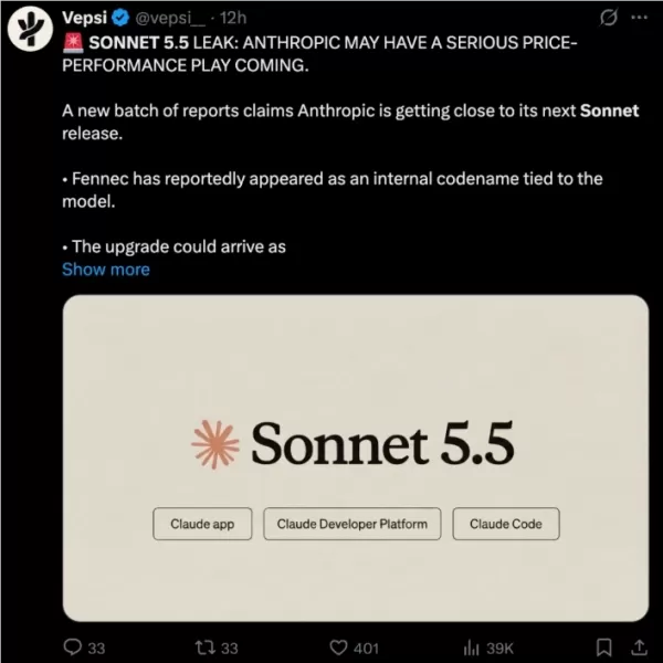 Anthropic-Leak zu „Sonnet 5.5“: 2 Millionen Token stellen DeepSeek vor die Herausforderung, seine Kosteneffizienz zurückzugewinnen
