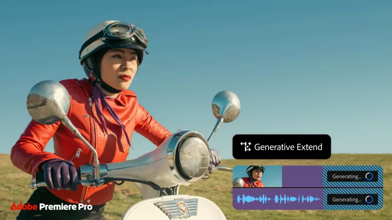 Adobe tiết lộ AI Video Extender cho Premiere Pro