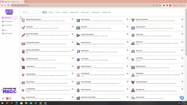 Magic School AI Dashboard