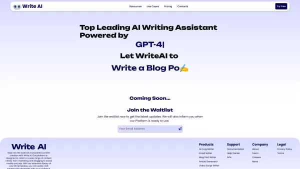 WriteAI.me - AI Copywriting Tool