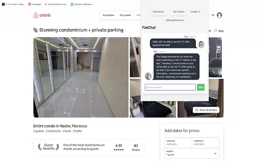 AI Airbnb/Idealista Chat Extension - Chrome Extension
