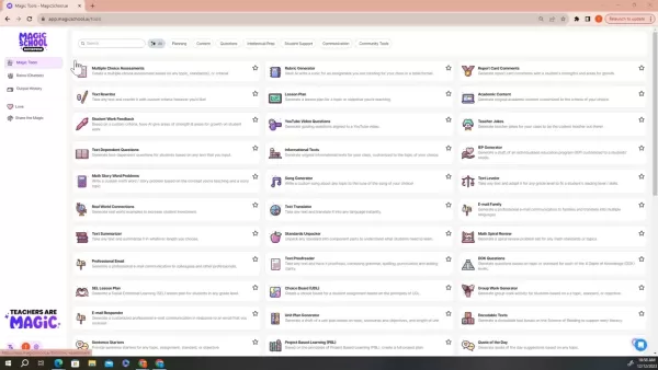 Magic School AI Search Bar