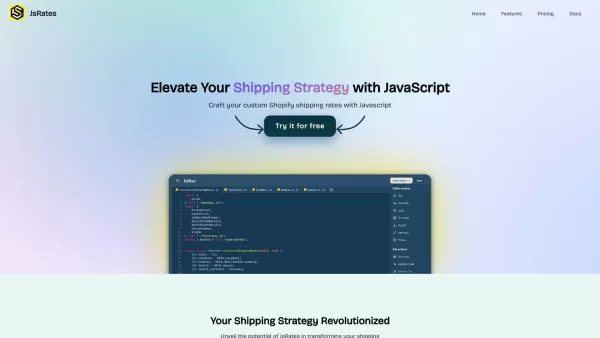 JsRates: Custom Shipping Rates