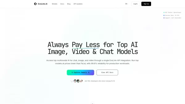 Evolink AI Model API