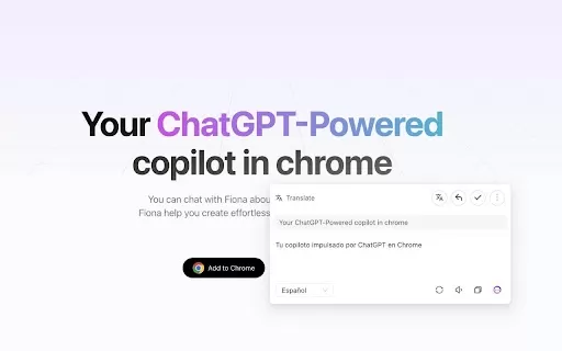 Fiona AI - Chrome Extension