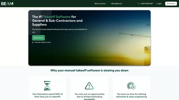 Beam AI Takeoff Software