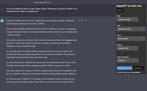 EasyGPT - Chrome Extension