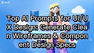 UI/UX 設計的頂尖 AI 提示語:生成簡潔的線框圖與元件設計規格