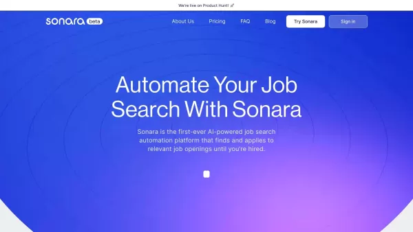Sonara: Automated Job Search & Applications with AI
