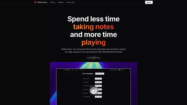 RollSummary