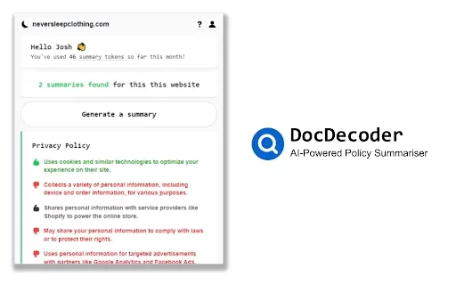 DocDecoder - Chrome Extension