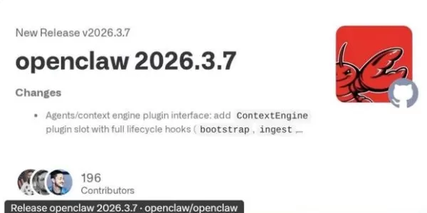 OpenClaw dévoile une mise à jour majeure avec prise en charge de GPT-5.4 et remplacement à chaud de la mémoire