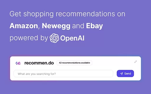 Amazon, Newegg, Ebay Shopping Recommendation - Chrome Extension