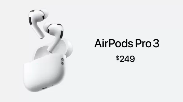 Apple представила AirPods Pro 3 с ведущим в отрасли ANC и монитором сердечного ритма