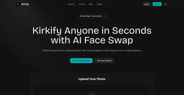 Kirkify AI - Free Face Swap Tool