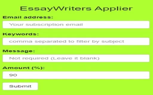EssayWriters Applier