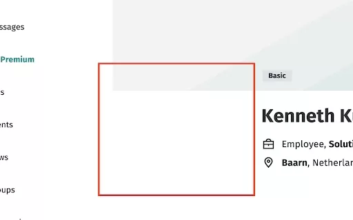 LinkedIn/XING Image Hider - Chrome Extension