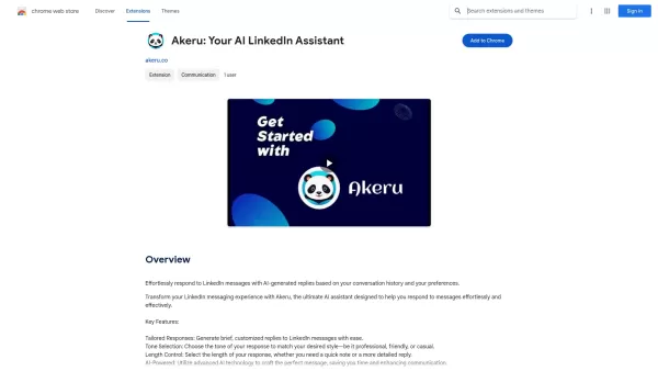 Akeru - Chrome Extension
