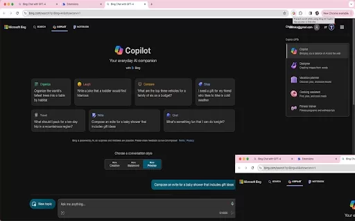 Bing AI Copilot Chrome Extension - Chrome Extension