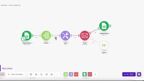 Google Sheets module setup in Make.com