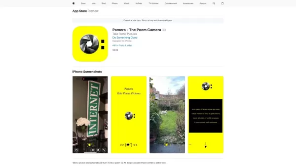 Pamera - The Poem Camera