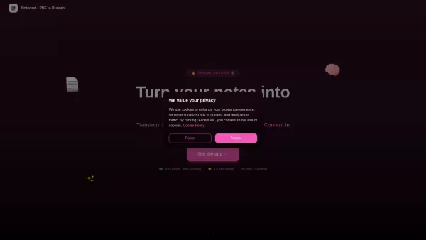 Notescast - PDF to Brainrot