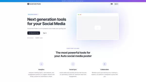 Social Auto Poster