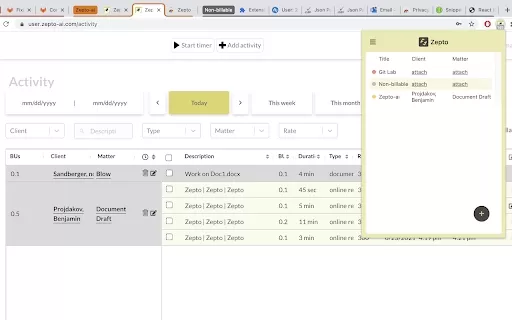Zepto-ai - Chrome Extension