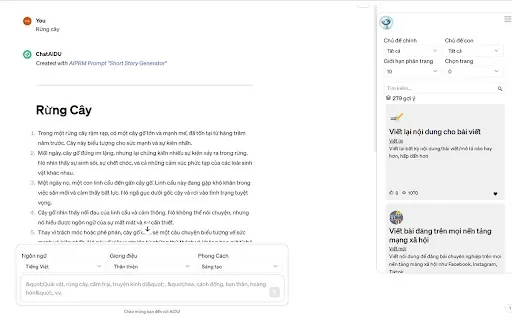 AI Idea Generator App - Chrome Extension