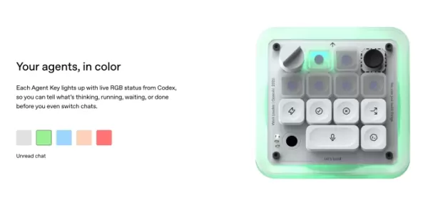 OpenAI lance un clavier à 230 dollars pour Codex, alors qu'une bataille juridique autour du matériel fait rage