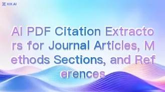 AI PDF Citation Extractors for Journal Articles, Methods Sections, and References