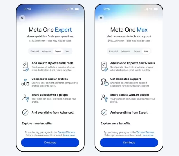 Meta expands subscription push with new AI-focused plans