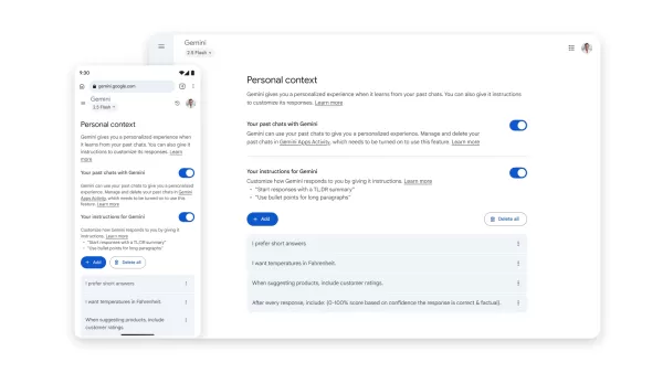 Google's Gemini AI to Automatically Retain User Details for Enhanced Personalization