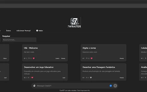 7wraiter - Chrome Extension
