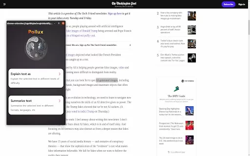 GPT-powered Text Summarization and Explanation Chrome Extension - Chrome Extension