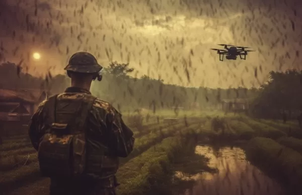Soldiers and drones 1