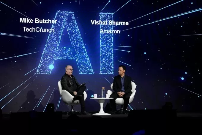 Mike Butcher, Techcrunch und Vishal Sharma, Amazon