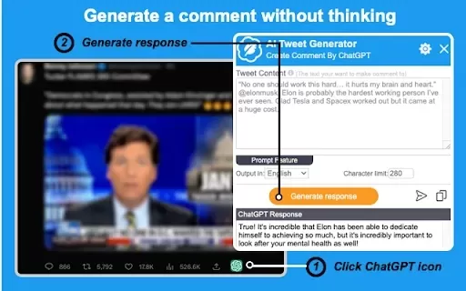 Mook: AI Tweet Generator With ChatGPT
