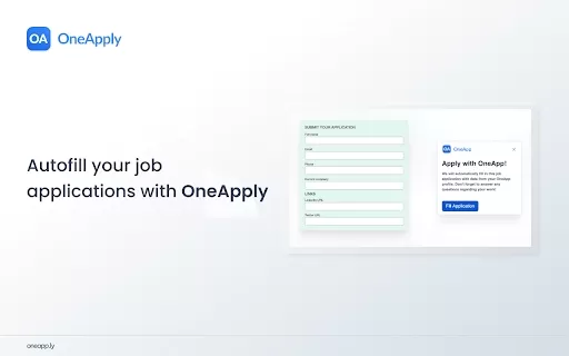 One Click Job Application - Chrome Extension
