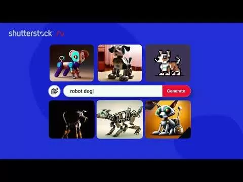 Máy phát điện nghệ thuật AI Shutterstock