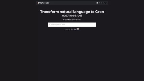 Text2Cron